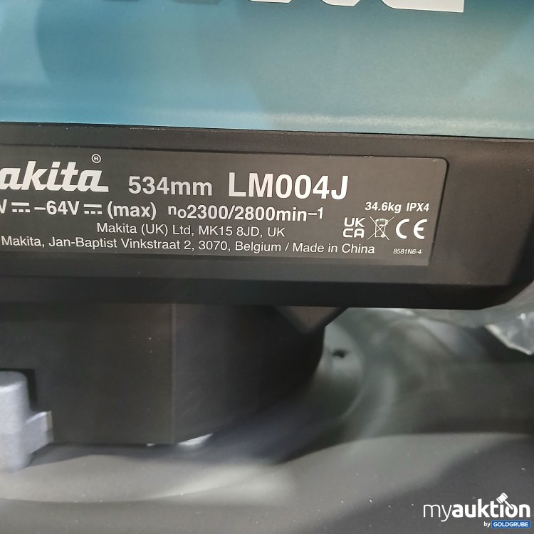 Artikel Nr. 399166 Artikel Nr. 399166: Makita Akku Rasenmäher 530mm LM004JZ