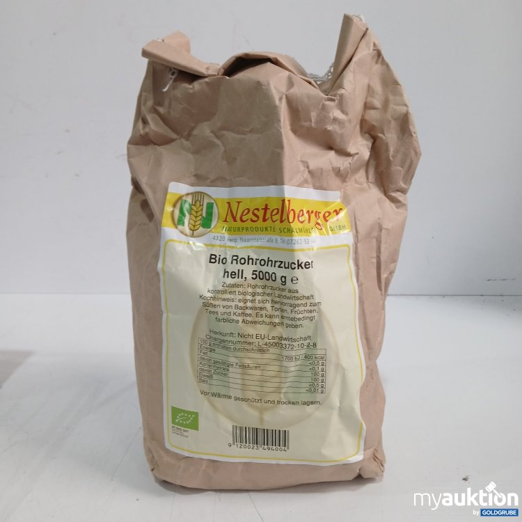 Artikel Nr. 467166: Nestelberger Bio Rohrrohrzucker hell 5000 g