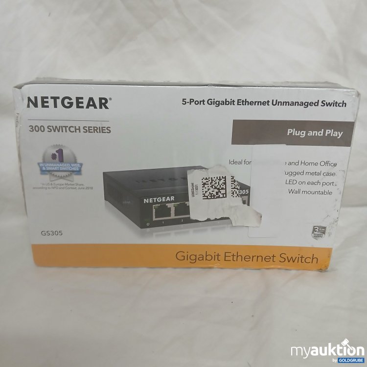 Artikel Nr. 817166 Artikel Nr. 817166: Netgear 5-Port Gigabit Ethernet Unmanaged Switch GS305