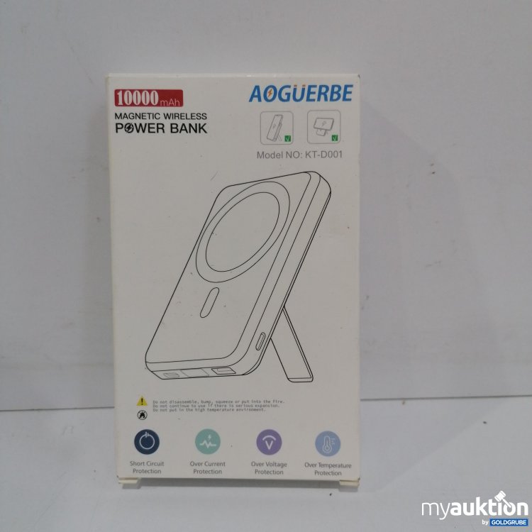 Artikel Nr. 850166: Aogüerbe Magnetic Wireless Power Bank 10000mAh