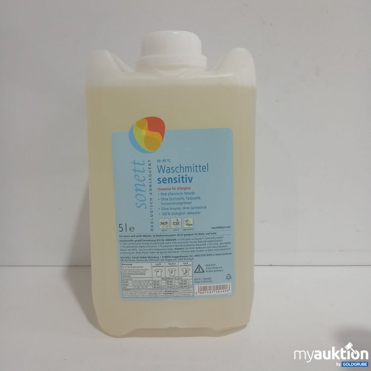 Artikel Nr. 865166: Sonett Waschmittel sensitiv 5L