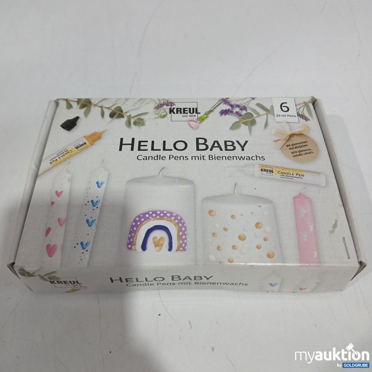 Artikel Nr. 905166 Artikel Nr. 905166: Kreul Hallo Baby andle Pens mit Bienenwachs 6x29ml