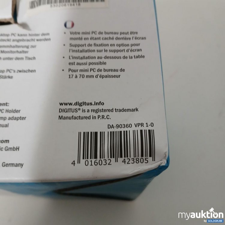 Artikel Nr. 913166: DIGITUS Multifunktioneller Mini Desktop PC Halter