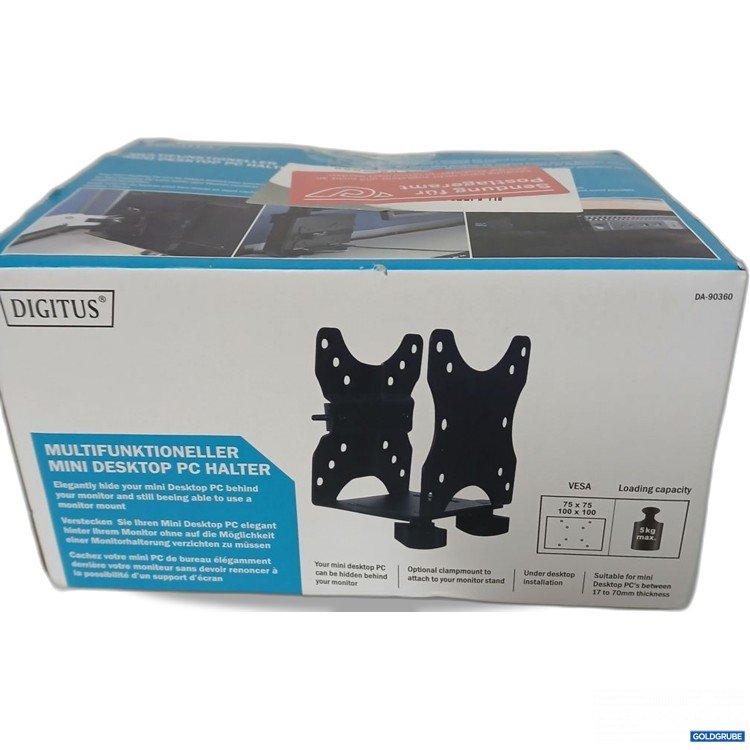 Artikel Nr. 913166: DIGITUS Multifunktioneller Mini Desktop PC Halter