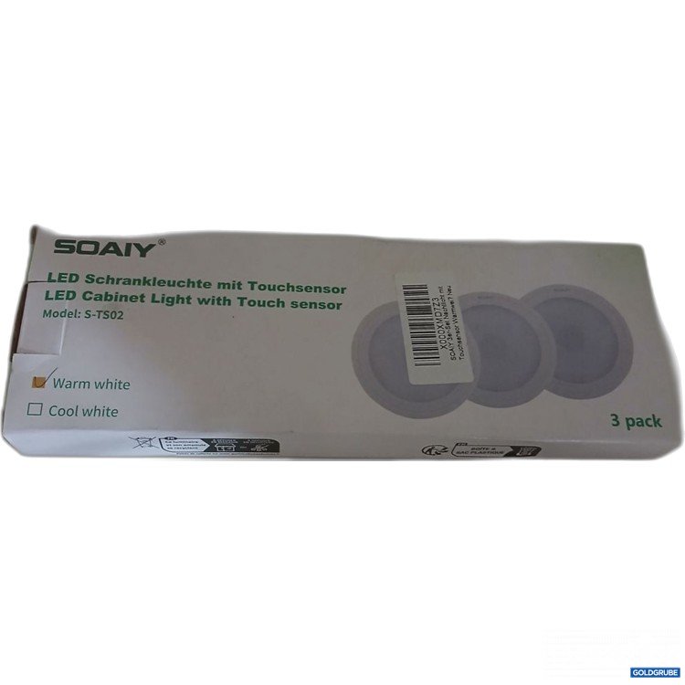 Artikel Nr. 922166: SOAIY LED Schrankleuchte mit Touchsensor S-TS02 3 pack