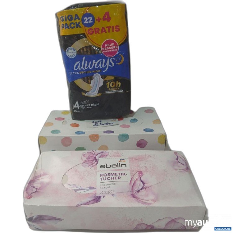 Artikel Nr. 933166: always Ultra Secure Night GIGA PACK 22+4 TEXT=Inhalt: 26 stk. & Kosmetiktücher 2x