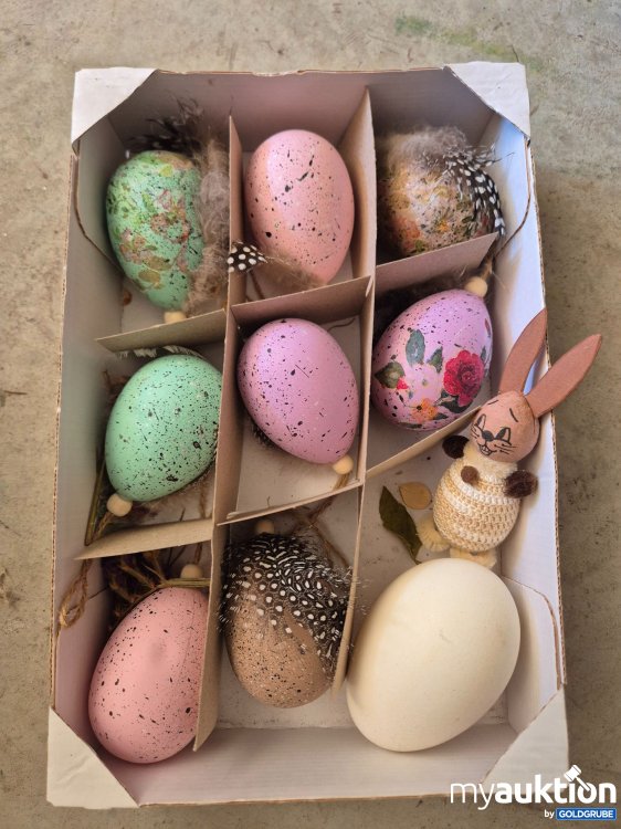 Artikel Nr. 935166 Artikel Nr. 935166: Ostereier deko mit Osterhase