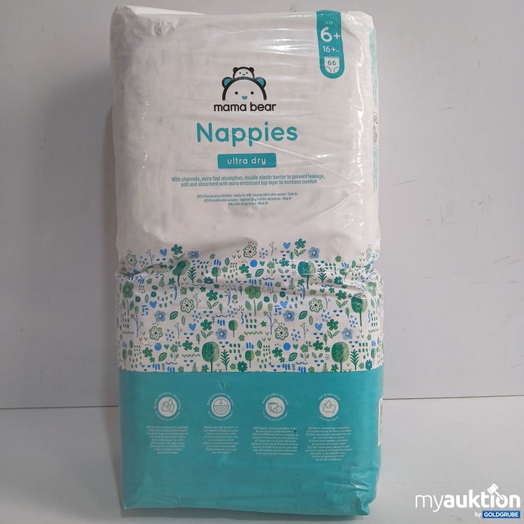 Artikel Nr. 964166: Mamabear Nappies ultra dry 6+ 16+kg 66Stk 