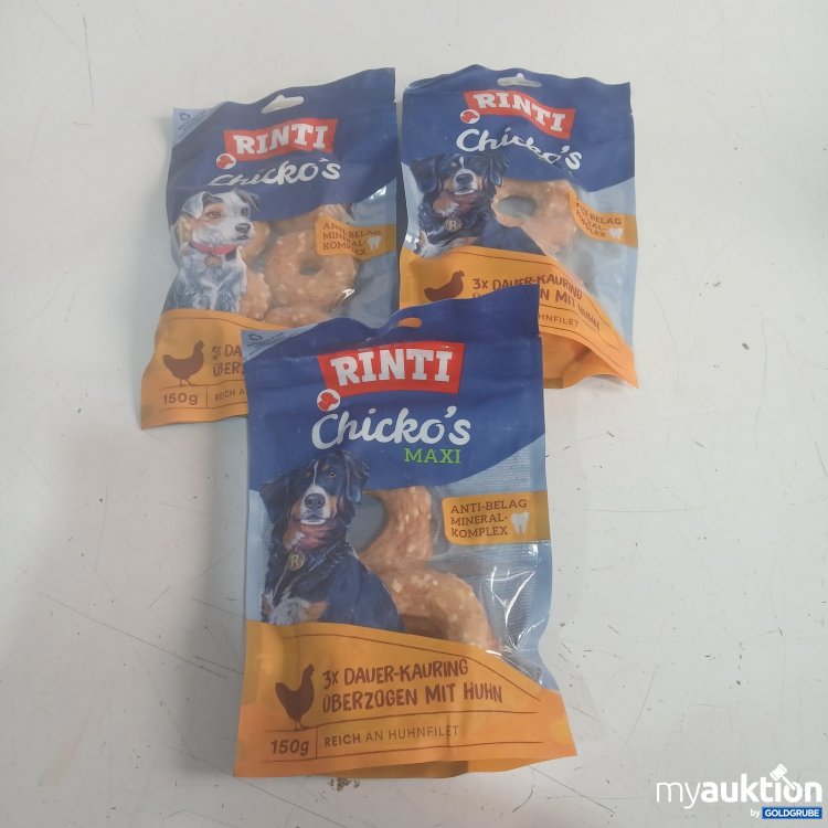 Artikel Nr. 471167: Rinti Chicko's Hundesnack 3x150g