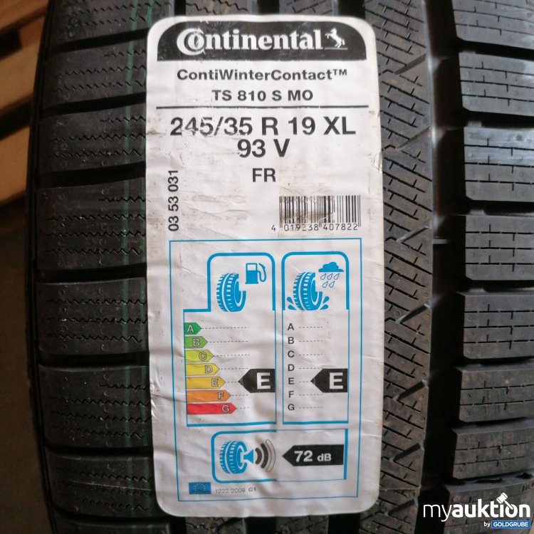 Artikel Nr. 509167 Artikel Nr. 509167: Continental Conti Winter Contact 245/35R19XL M+S Reifen 2Stk