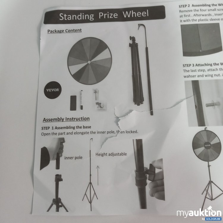 Artikel Nr. 780167 Artikel Nr. 780167: Standing Price Wheel