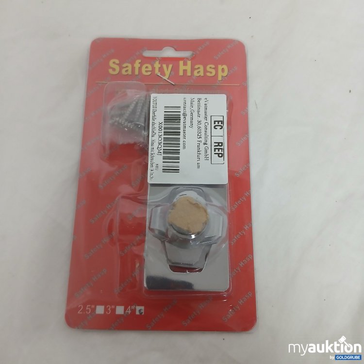 Artikel Nr. 817167 Artikel Nr. 817167: Safety Hasp Key operated Self locking