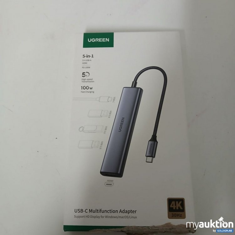 Artikel Nr. 913167: UGREEN USB-C Multifunction Adapter 5-in-1