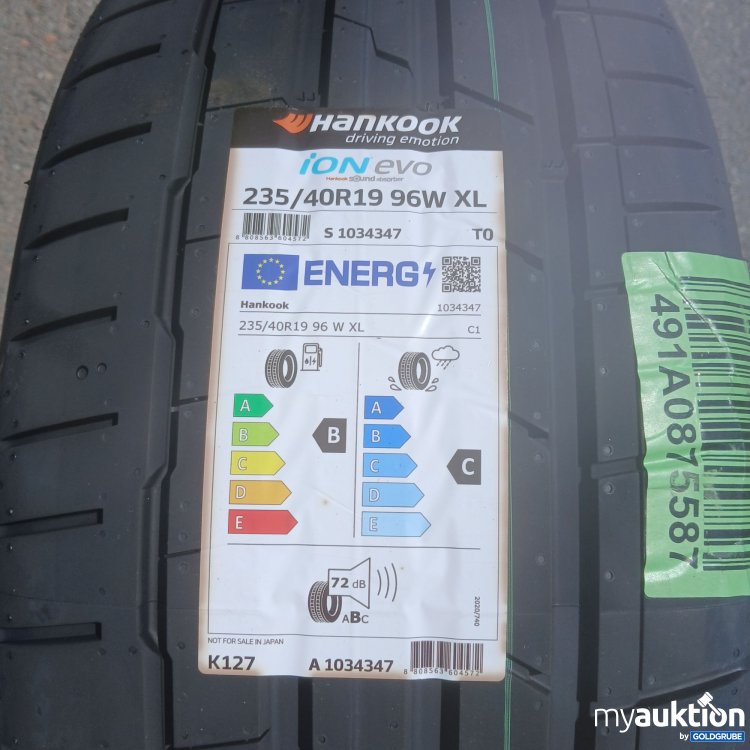 Artikel Nr. 437168: Hankook 235/40R19 Reifen