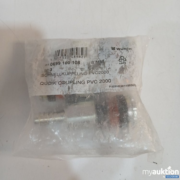 Artikel Nr. 524168: Würth Schnellkupplung PVC2000 8mm