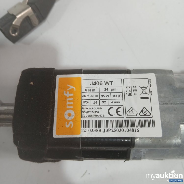 Artikel Nr. 526168 Artikel Nr. 526168: Somfy J406 WT Elektromotor mit Kabel