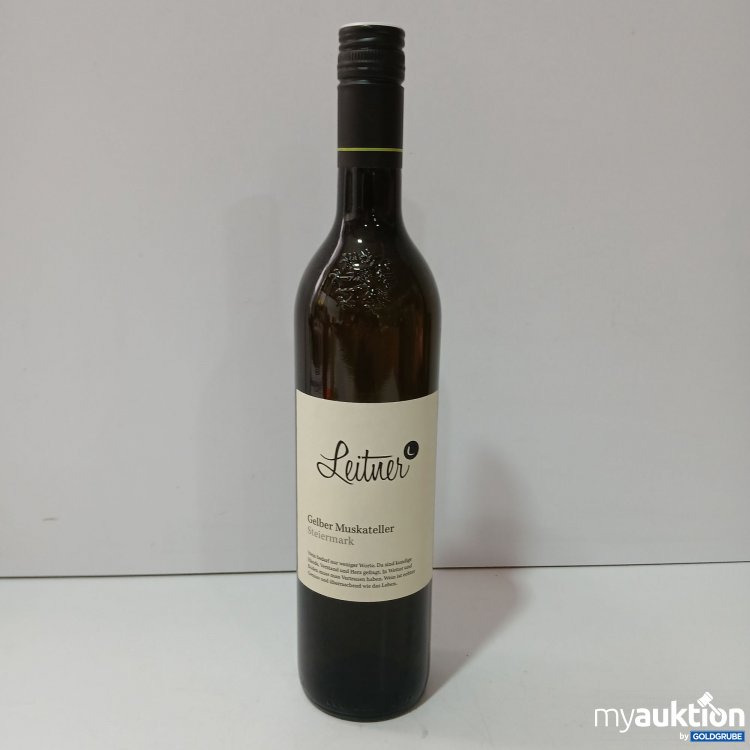 Artikel Nr. 835168 Artikel Nr. 835168: Leiter Gelber Muskateller Steiermark 0.75l
