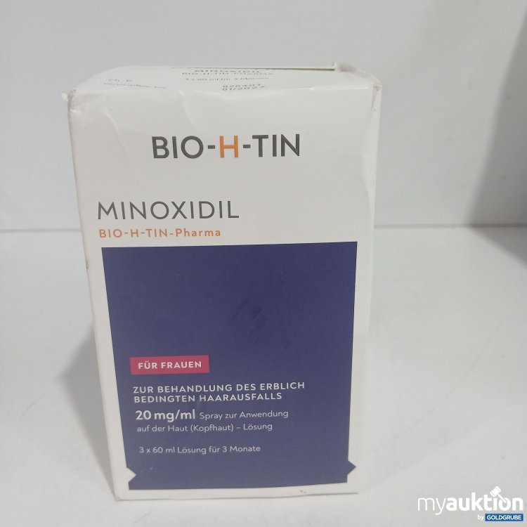Artikel Nr. 845168 Artikel Nr. 845168: Bio-H-Tin Minoxidil für Frauen 3x60ml Lösungen