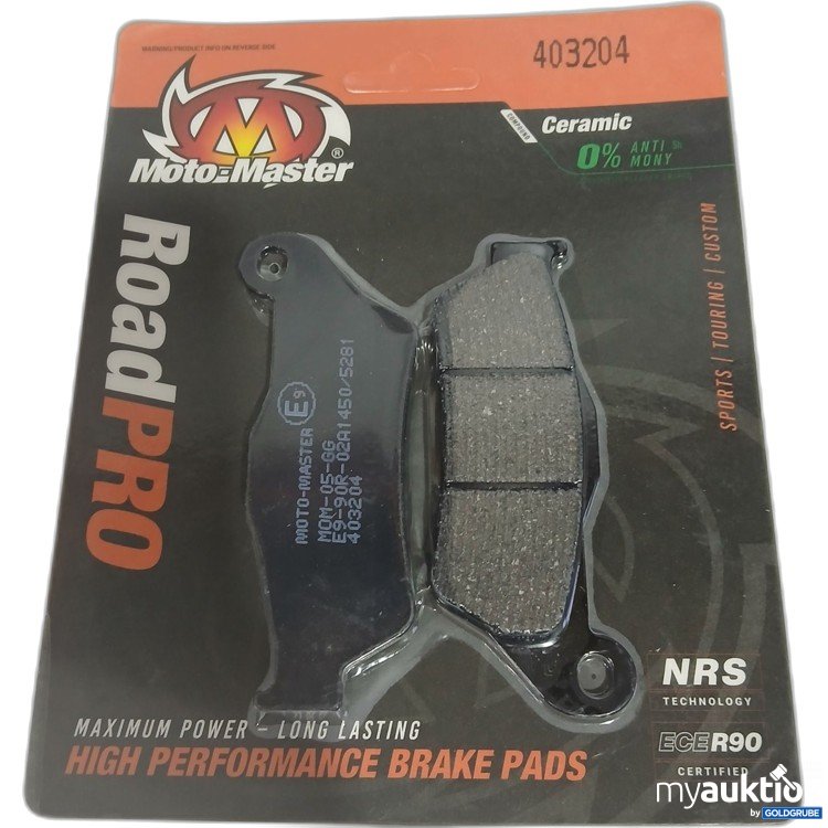 Artikel Nr. 888168: Moto Master Road Pro High Performance Brake Pads Ceramic 403204 