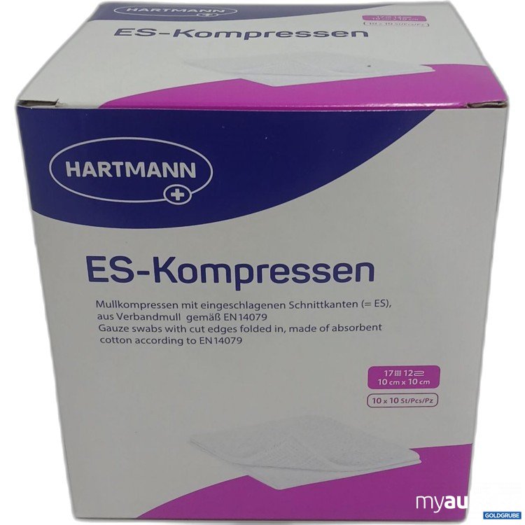 Artikel Nr. 959168: Hartmann + ES Kompressen 10x10cm 10x10Stk
