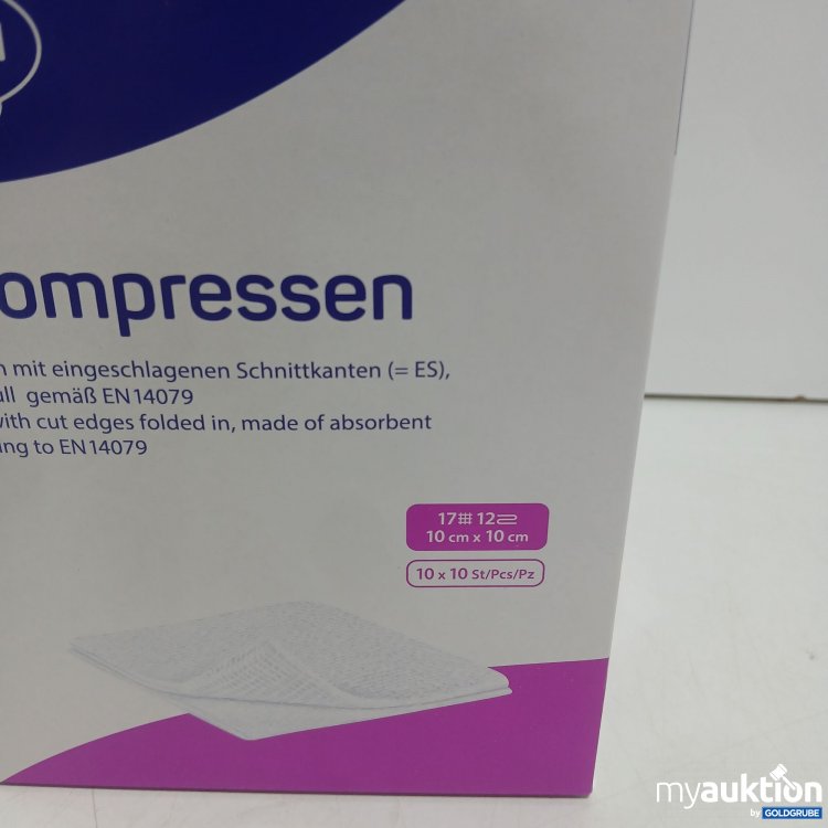 Artikel Nr. 959168: Hartmann + ES Kompressen 10x10cm 10x10Stk