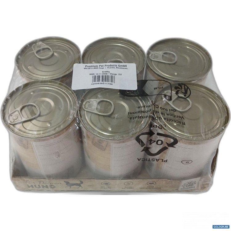 Artikel Nr. 980168 Artikel Nr. 980168: Wildes Land Ziege, Kürbis & Blaubeere 6×400g