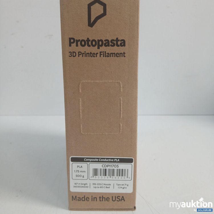 Artikel Nr. 992168: Protopasta 3D Filament 1.75mm 500g Farbe schwarz