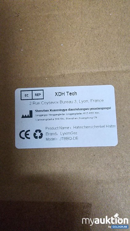 Artikel Nr. 397169: XDH Tech Hähnchenschenkelhalter für Griller