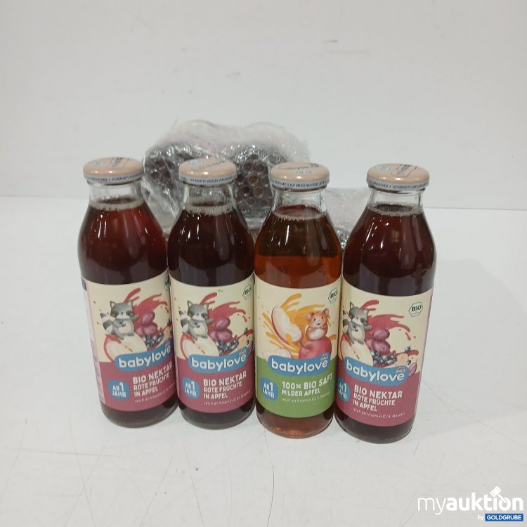 Artikel Nr. 478169 Artikel Nr. 478169: babylove Bio Nektar Rote Früchte in Apfel und 100% Bio Saft Milder Apfel 4x 500ml