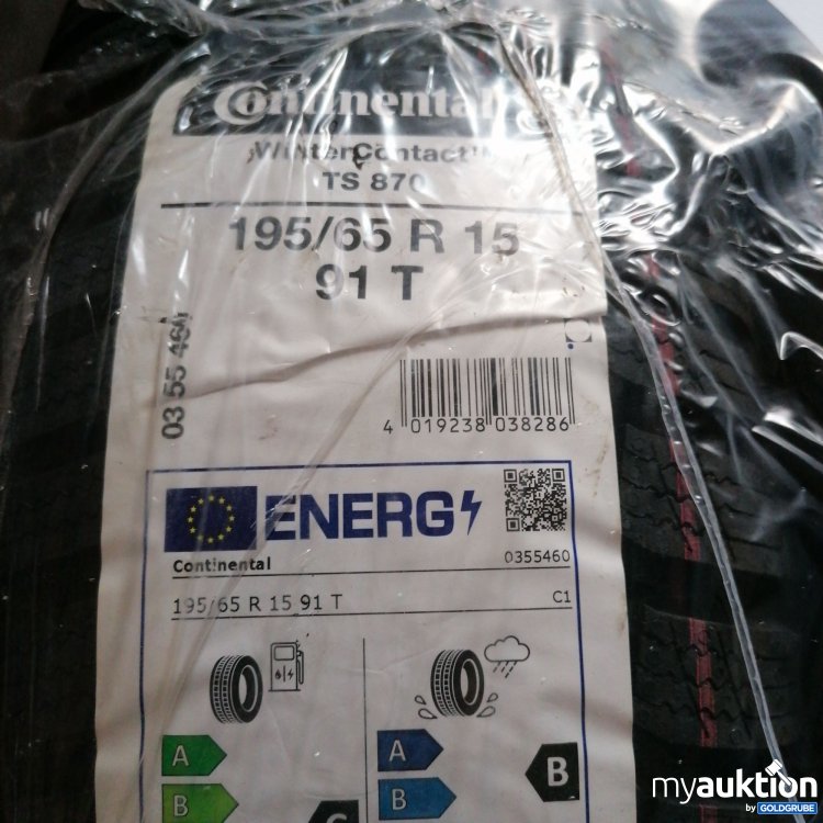 Artikel Nr. 509169 Artikel Nr. 509169: Continental WinterContact 195/65R15 M+S Reifen 2Stk