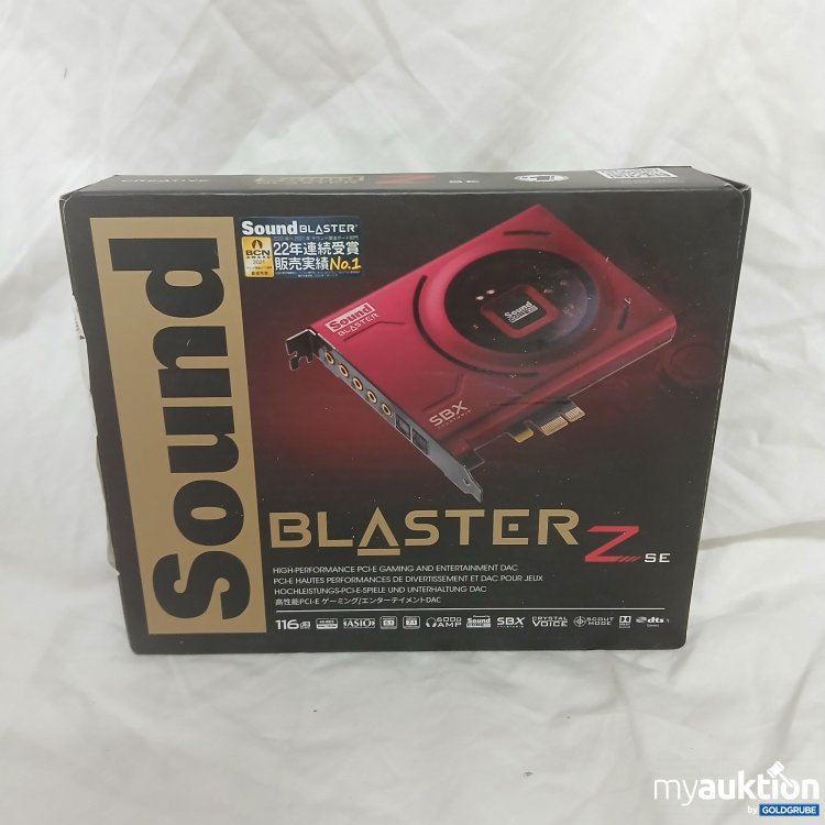 Artikel Nr. 817169 Artikel Nr. 817169: Sound Blaster Z SE Hochleistungs PCI-E Spiele und Unterhaltung Dac