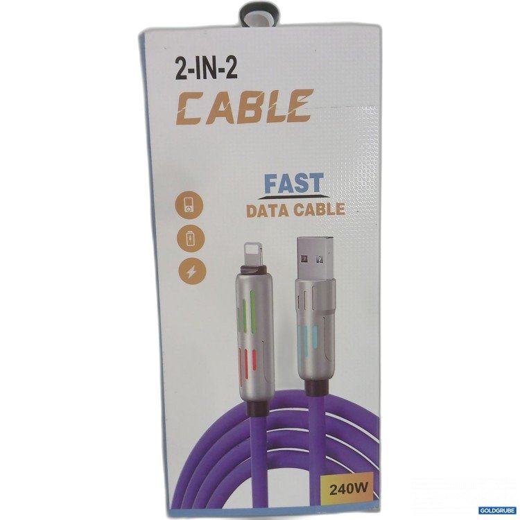 Artikel Nr. 990169 Artikel Nr. 990169: 2in2 Fast Charging Cable 240W 1,5 m