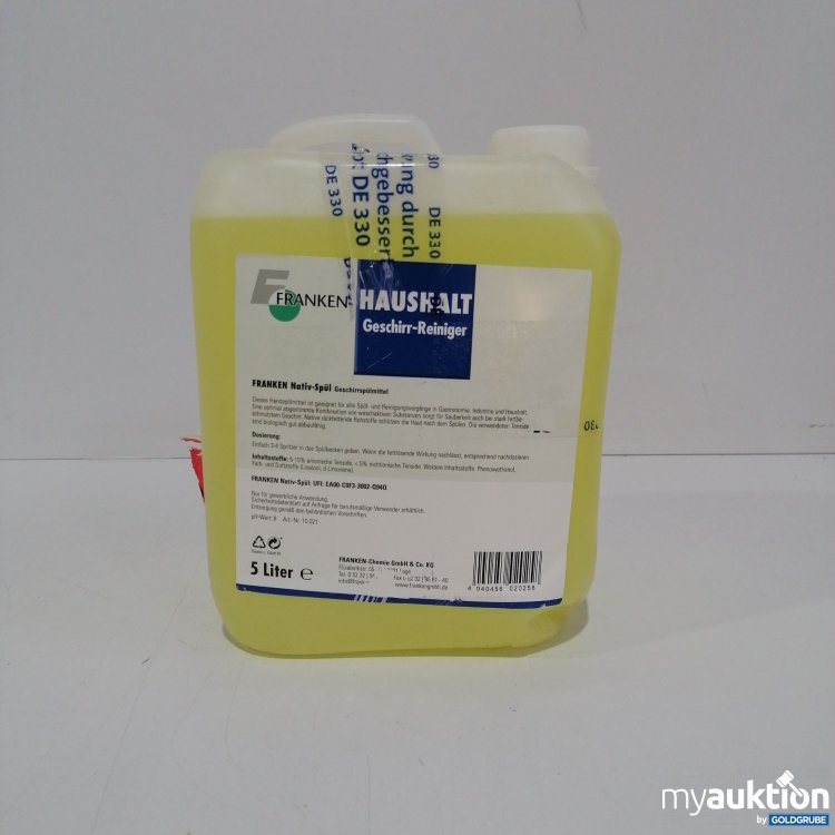 Artikel Nr. 440170: Franken Nativ Spülmittel 5L
