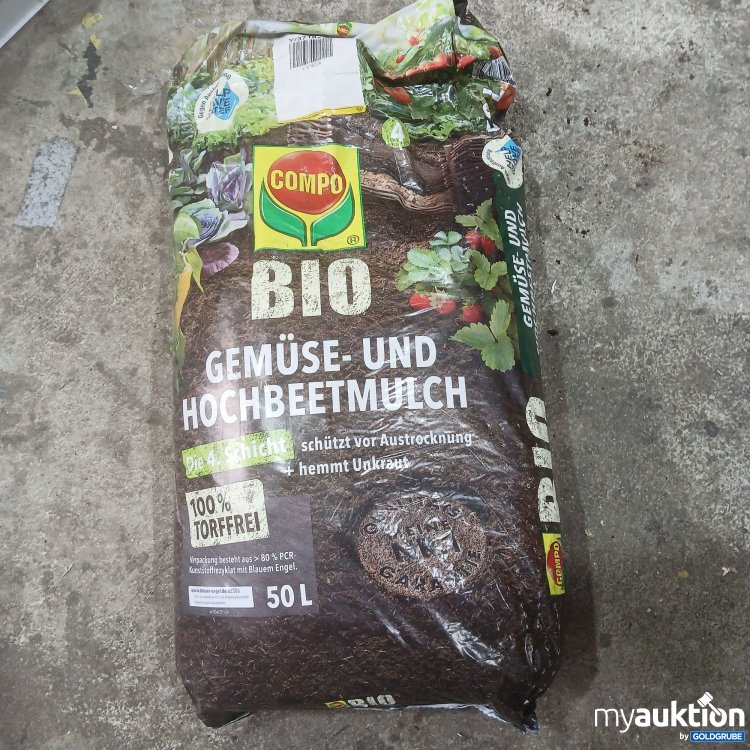Artikel Nr. 461170 Artikel Nr. 461170: Compo Bio Gemüse & Hochbeetmulch 50L