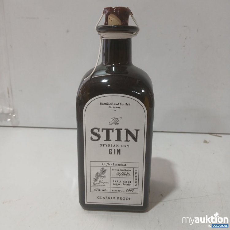 Artikel Nr. 468170 Artikel Nr. 468170: STIN The Styrian Dry Gin 500 ml 47% vol.