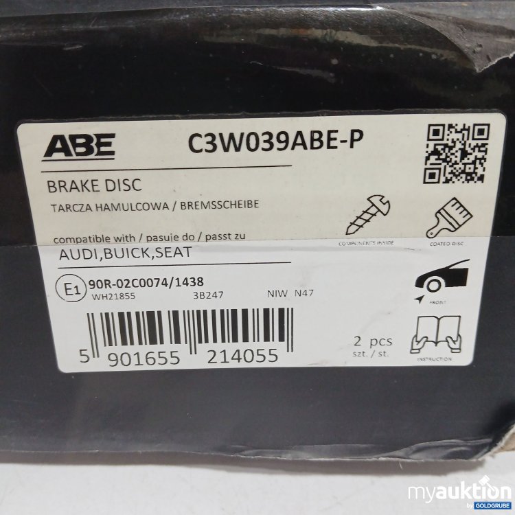 Artikel Nr. 813170: ABE Brake Disc C3W039ABE-P 2Stk