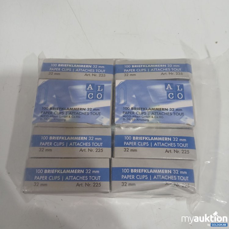 Artikel Nr. 951170: Briefklammern 32mm 10x 100Stk 