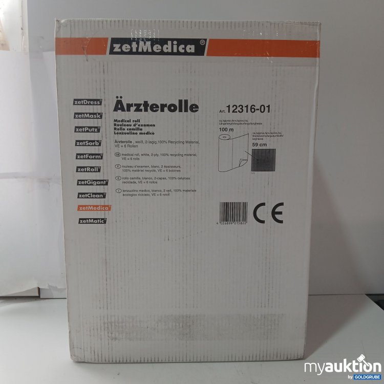 Artikel Nr. 972170 Artikel Nr. 972170: ZetMedica Ärzterollen 6Stk je 100m lang, ca 59cm breit