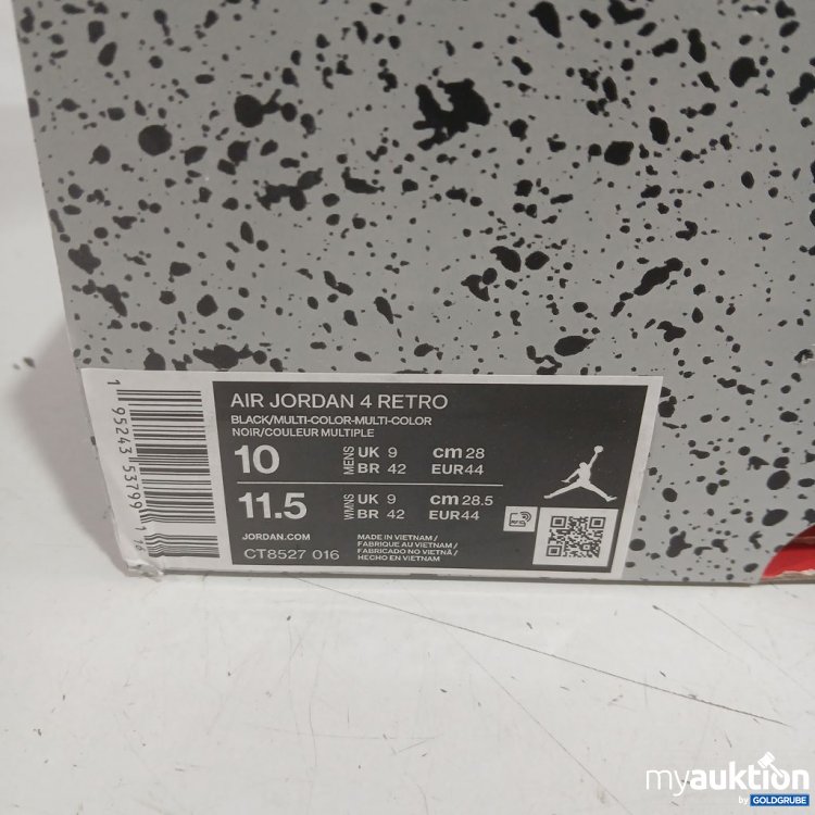Artikel Nr. 991170 Artikel Nr. 991170: Nike Air Jordan 4 Retro Schwarz/Rot