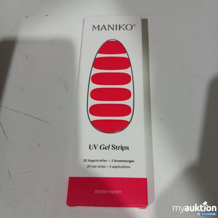 Artikel Nr. 470171 Artikel Nr. 470171: MANIKO UV Gel Strips 20 Nagelstreifen Watermelon