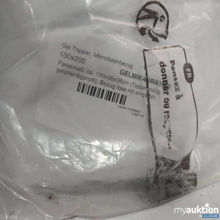 Artikel Nr. 526171 Artikel Nr. 526171: Gel Topper Mikrofaserbezug 100x200 cm