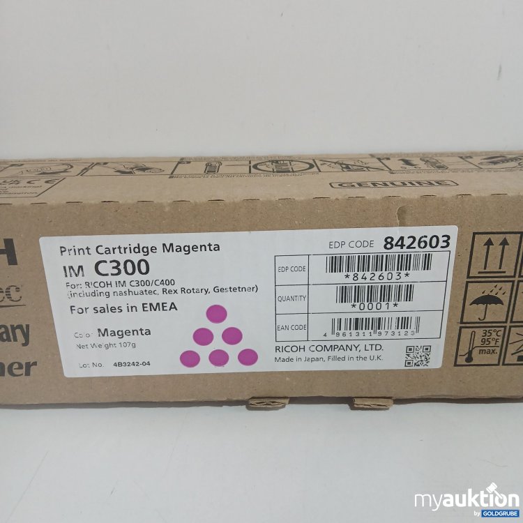 Artikel Nr. 827171: Ricoh Print Cartridge Magenta IM C300