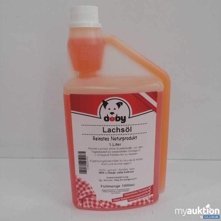 Artikel Nr. 836171: Doby Lachsöl Narurprodukt 1L