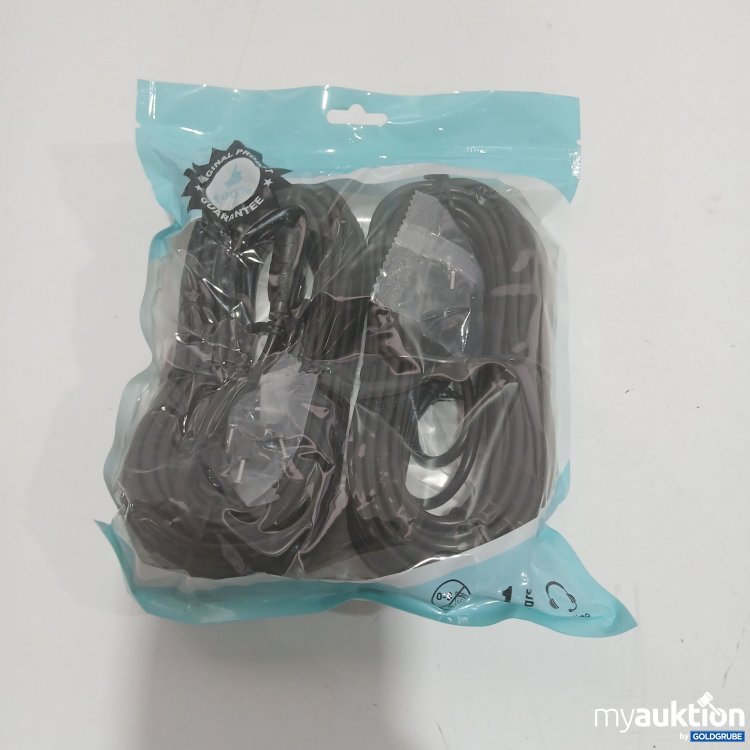 Artikel Nr. 877171: 2x10m Extension Cable-Black EU 