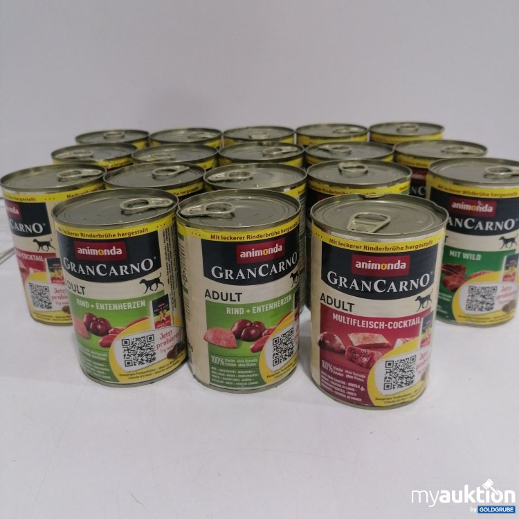 Artikel Nr. 878171 Artikel Nr. 878171: 18Stk diverse Gran Carno Hundefutterdosen 400g