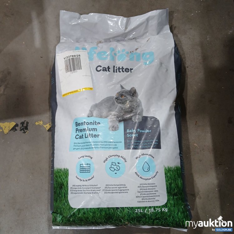 Artikel Nr. 885171: Lifelong Cat Litter Baby Powder Scent 25l 