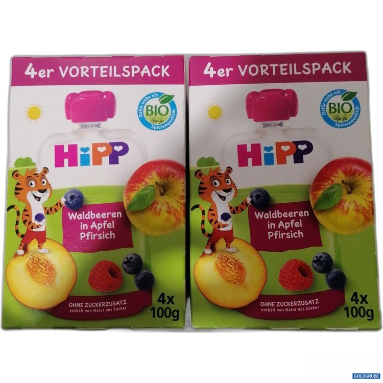 Artikel Nr. 891171: Hipp Waldbeeren in Apfel, Pfirisch 8x100g