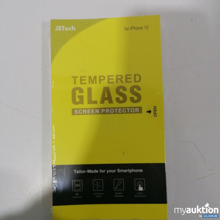 Artikel Nr. 898171: Jetecg Tempered Glass Screen Protector für IPhone 15