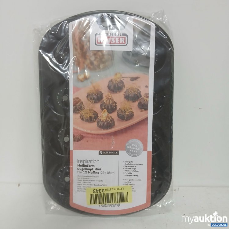 Artikel Nr. 903171 Artikel Nr. 903171: Kaiser Muffinform Gugelhupf Mini 12x
