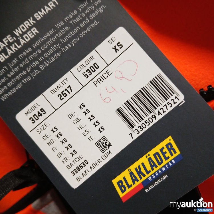 Artikel Nr. 908171: Blakläder Gilet 